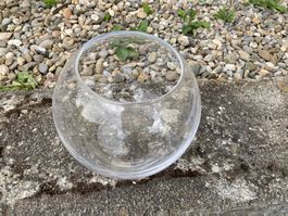 Glasvase rund
