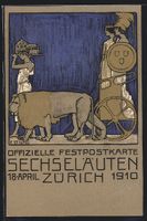 E. Stiefel: Zürich, Sechseläuten 1910,