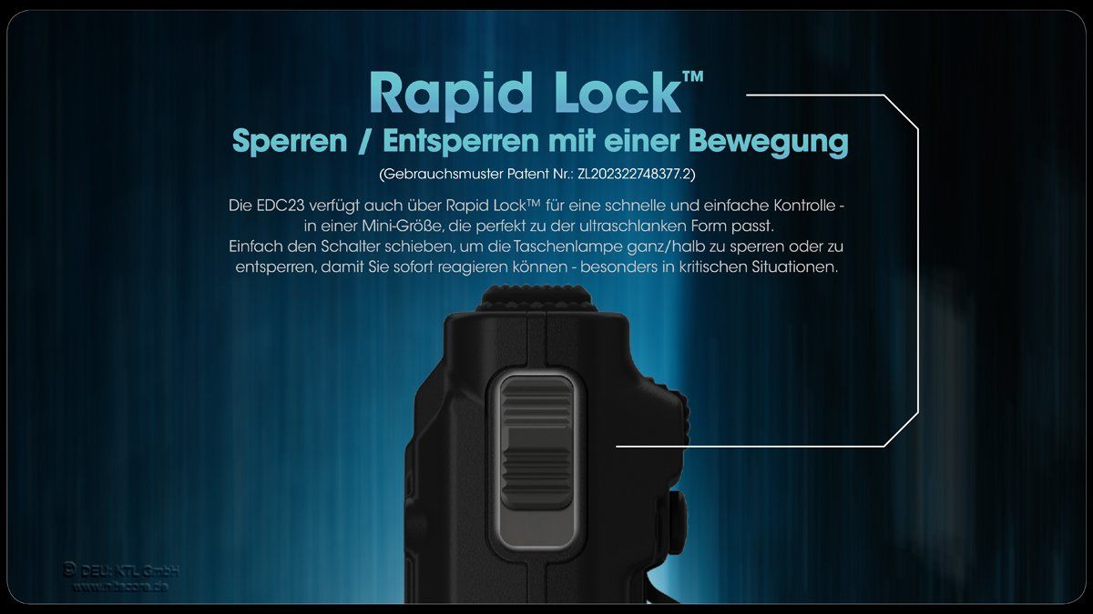 NiteCore Lampen: Nitecore EDC23 SABER Taschenlampe - 2500 Lumen – Neu und originalverpackt aus Grüningen von Prolumin 4