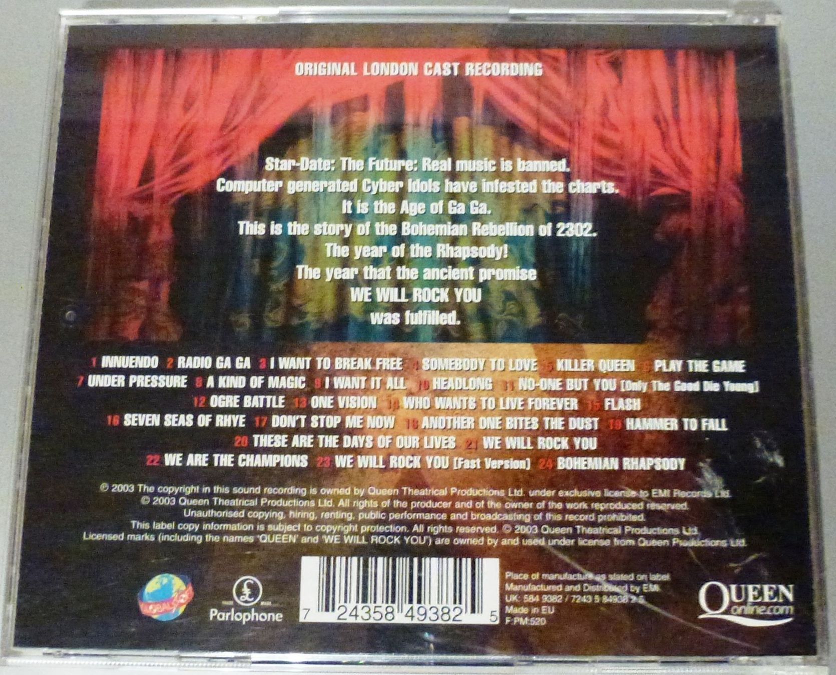 CD: Queen - We will Rock you (Musical) CD – Usato da Tübach venduto da JamesStone 1