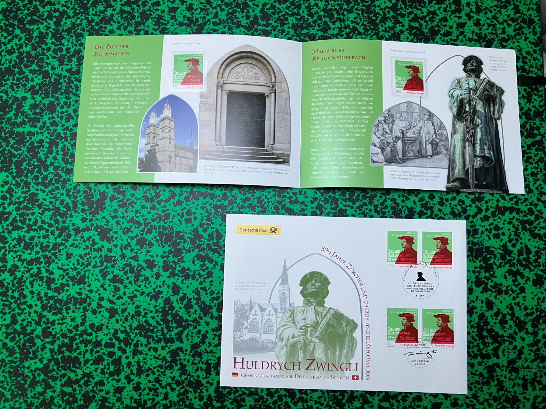 Tutti i francobolli: Zwingli, 500 Jahre Reformation – Nuovo (secondo la descrizione) da Menzingen venduto da Wlukas 1