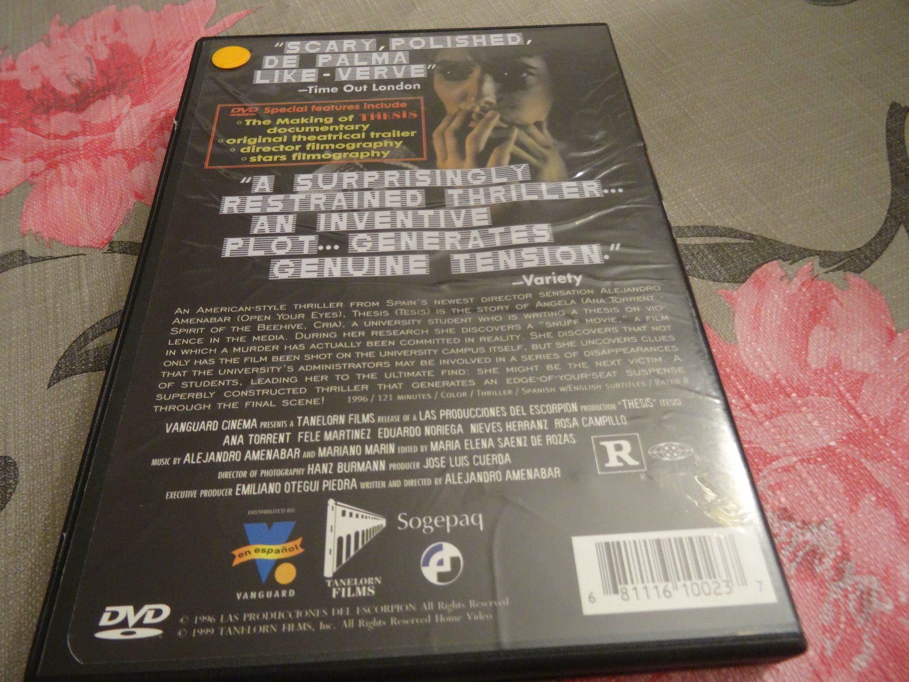 Tutti i DVDs: Tesis Psychothriller DVD – Usato da Olten venduto da Disc-Verkauf 2
