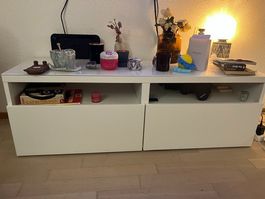 IKEA BESTÅ TV-Möbel / Lowboard (Weiss, 120x40x40 cm)