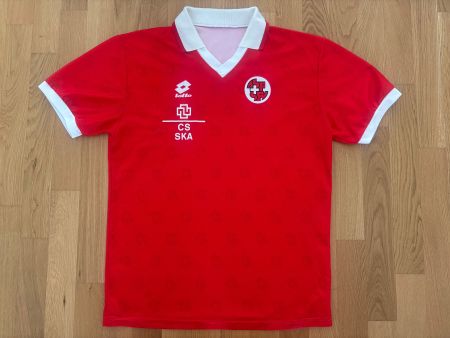 ORIGINAL SCHWEIZ NATI WM 1994 TRIKOT LOTTO XL