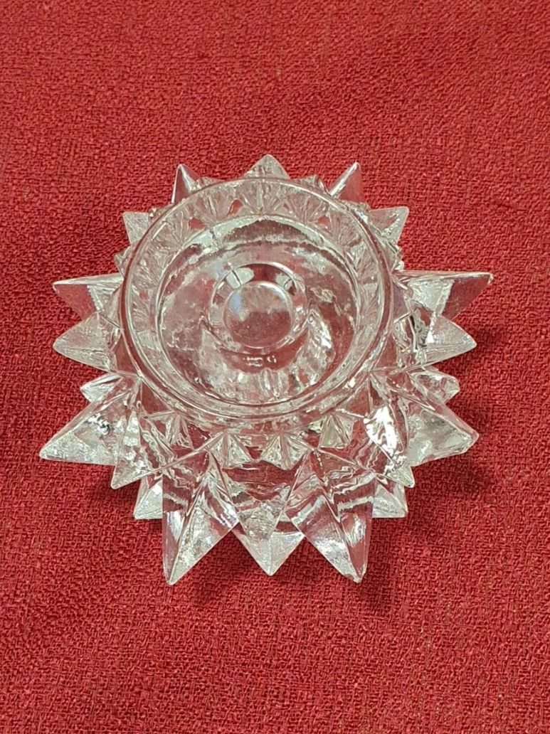 Portacandele: Bleikristall Glas Kerzenhalter – Usato da Abtwil AG venduto da MaVo.0710 3