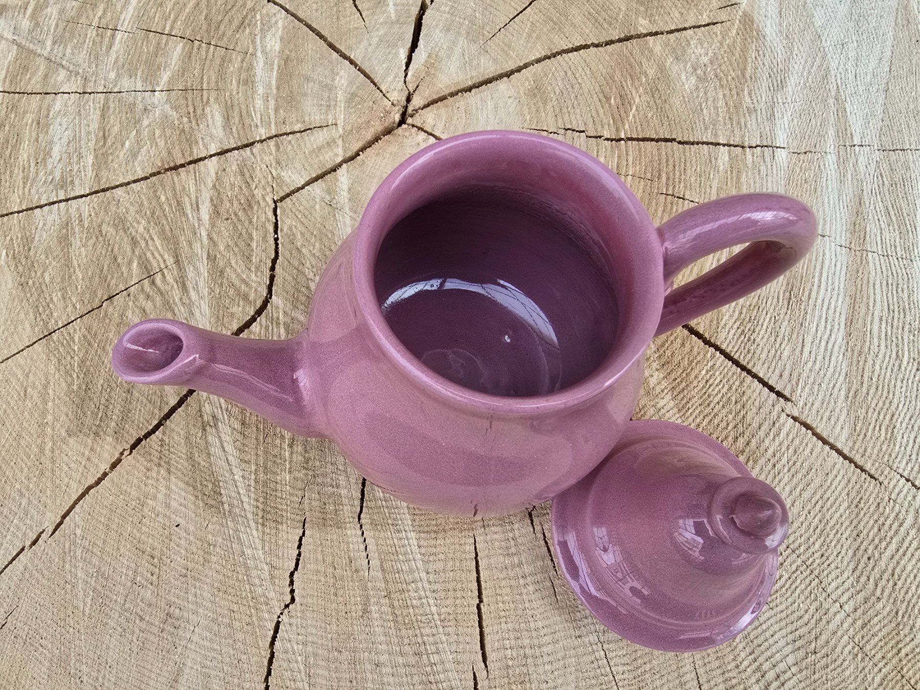 Teekannen: Keramik: Teekrug rosé-ANGEBOT – Neu (gemäss Beschreibung) aus Romanshorn von Rachacha 1