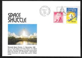USA Sonderbrief Space Shuttle 5 Startbeleg 11.11.1982