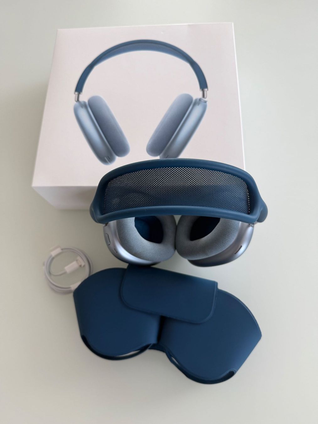 Apple Cuffie: Apple AirPods Max - Sky Blue – Usato da Rain venduto da ThriftSHA 3