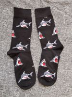 Neu! Trendige Unisex Socken ca Gr 39 - 42 Fun Hai