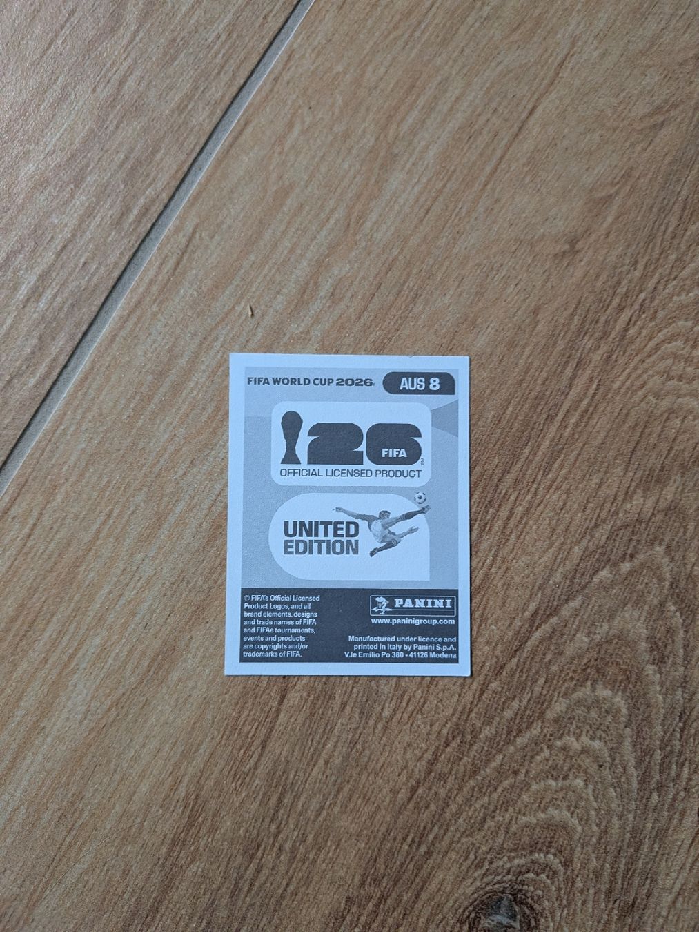 Panini Carte collezionabili: Panini Bild AUS 8 – Usato da Eschenbach SG venduto da SanFranciscoCalifornia 1