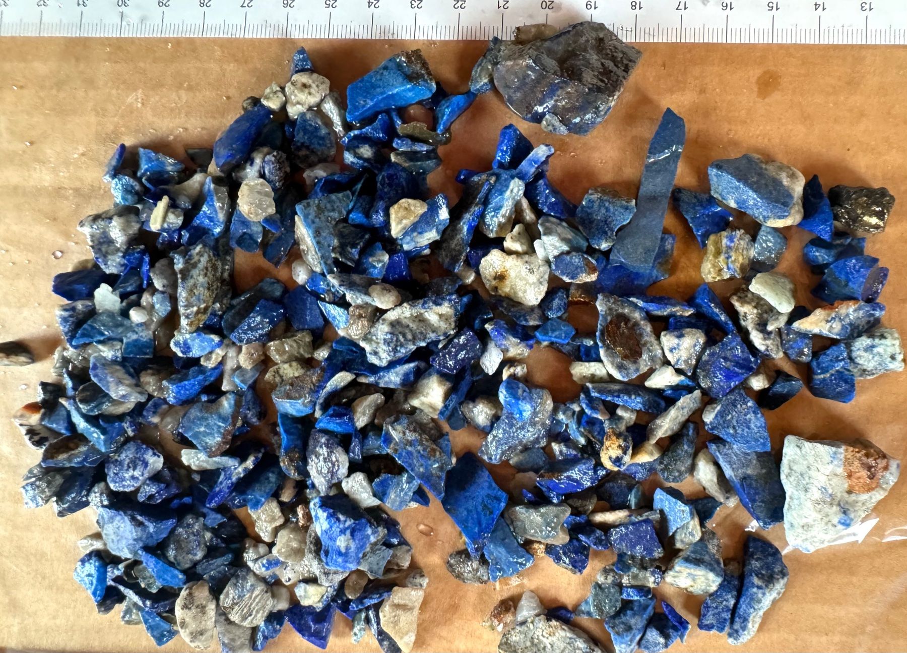 Pietre preziose: Lapis     Lapislazuli echte Rohsteine    unbehandelt natur – Nuovo e nell'imballaggio originale da Leuggern venduto da gemshow 5