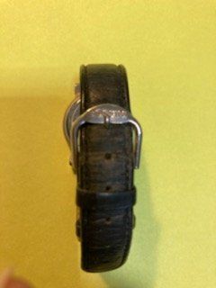Orologi: schwarze lederdamenarmbanduhr – Usato da Schwarzenberg LU venduto da kindler007 3