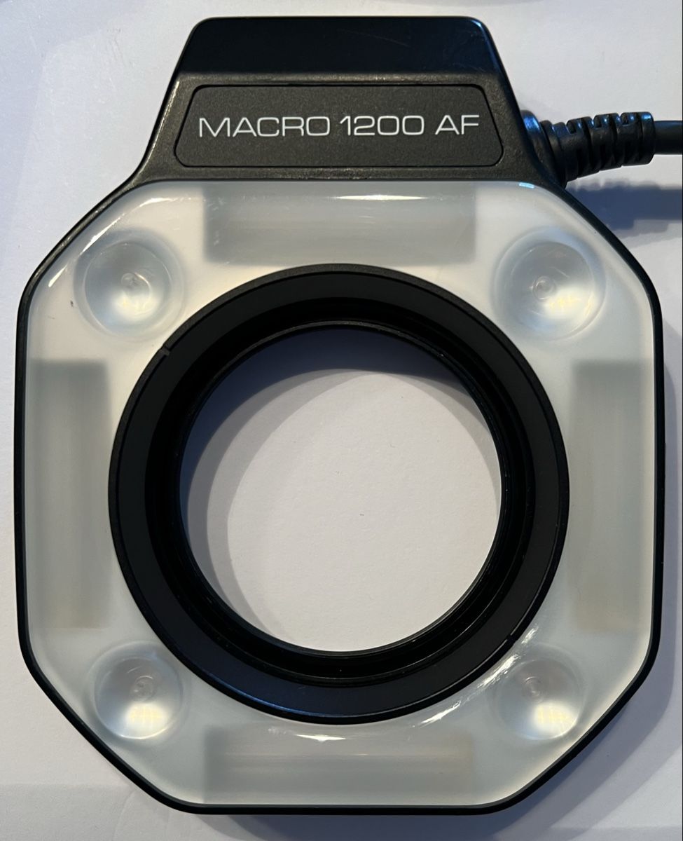 Minolta Flash: Minolta Macro 1200 AF Ringblitz + Control Unit getestet top – Nuovo (secondo la descrizione) da Oberhofen Thun'see venduto da SwissTreasure 5