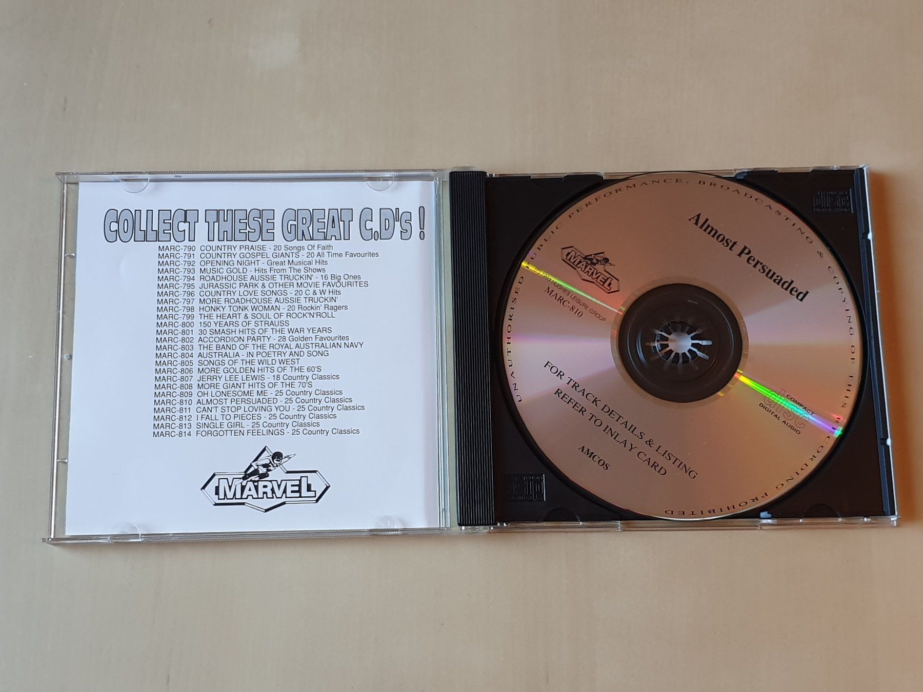 CD: Almost Persuaded 25 Country Classics – Usato da Stansstad venduto da collectorsshop 2
