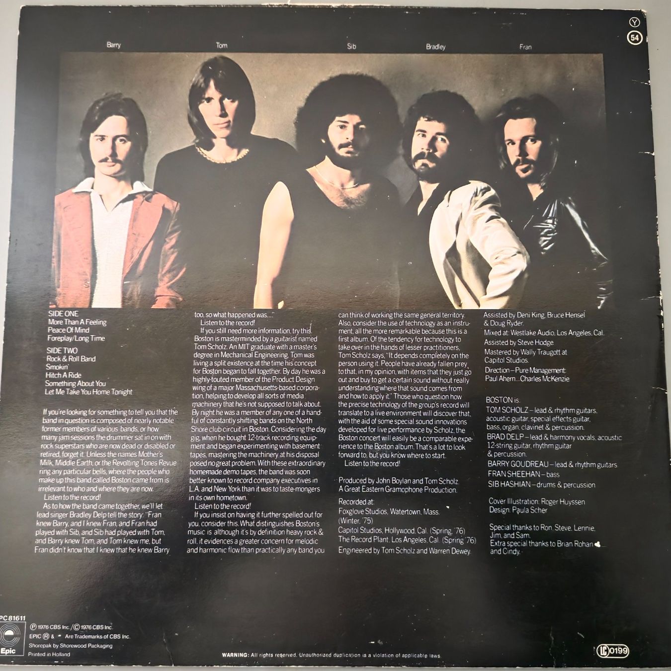 Dischi in vinile: Boston LP – Boston – Usato da Root venduto da atelier22 1