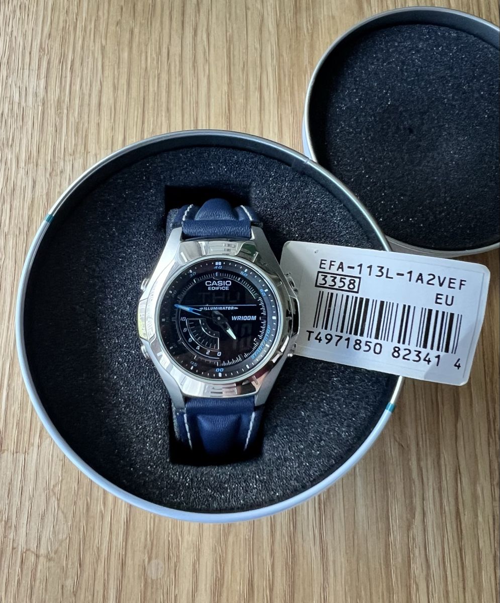 Casio Orologi: Casio Edifice EFA-113L-1A2VEF Armbanduhr – Nuovo (secondo la descrizione) da Glattpark(Opfikon) venduto da ale_mg8x 4