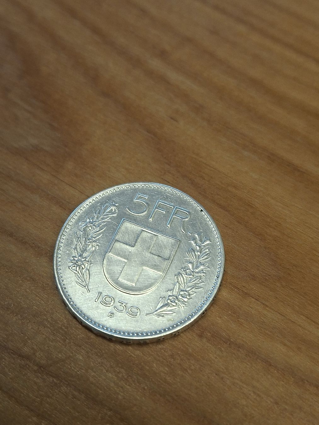 Toutes les monnaies: 5Fr.1939 silber – D'occasion à Ganterschwil par HeidiuPeter 1