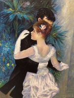 Gemälde: Romantisches Tanzpaar, Kunst für Ihr Zuhause!