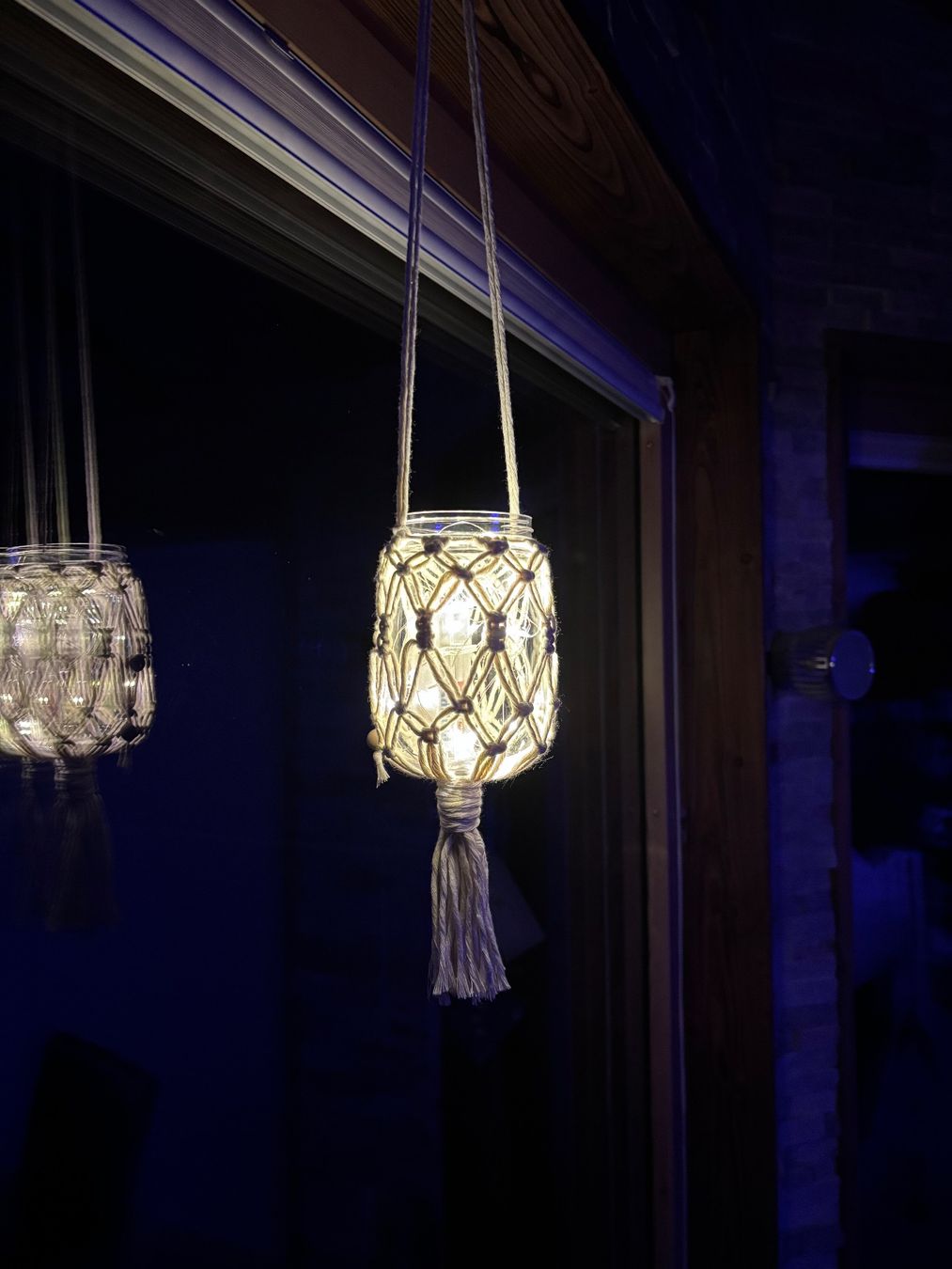 Lanterne: Makramee Lampion Neu! – Nuovo (secondo la descrizione) da St. Niklaus VS venduto da loumonrohandmade 3