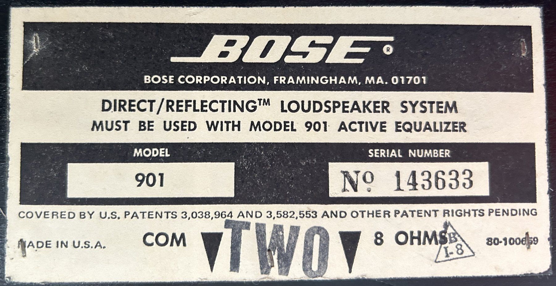 Bose Casse acustiche: Bose 901 & Equalizer - legendäre Direct/Reflecting Speakers – Usato da Uitikon Waldegg venduto da Awaelchli