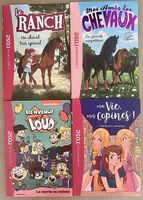 4 Livres collection La Rose