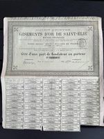 historische Gründeraktie aus dem Jahr 1878
