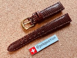 12mm Marken Uhrenband kurz, Uhrenarmband Leder, braun