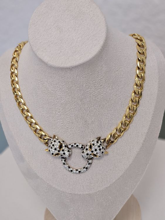 Parure De Bijoux Léopard Holibanna (collier, Bracelet, Boucles) - Style Chic & Exquis, Neuf Avec étiquettes