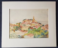 Senigallia  -   Original Aquarell  1934 signiert!