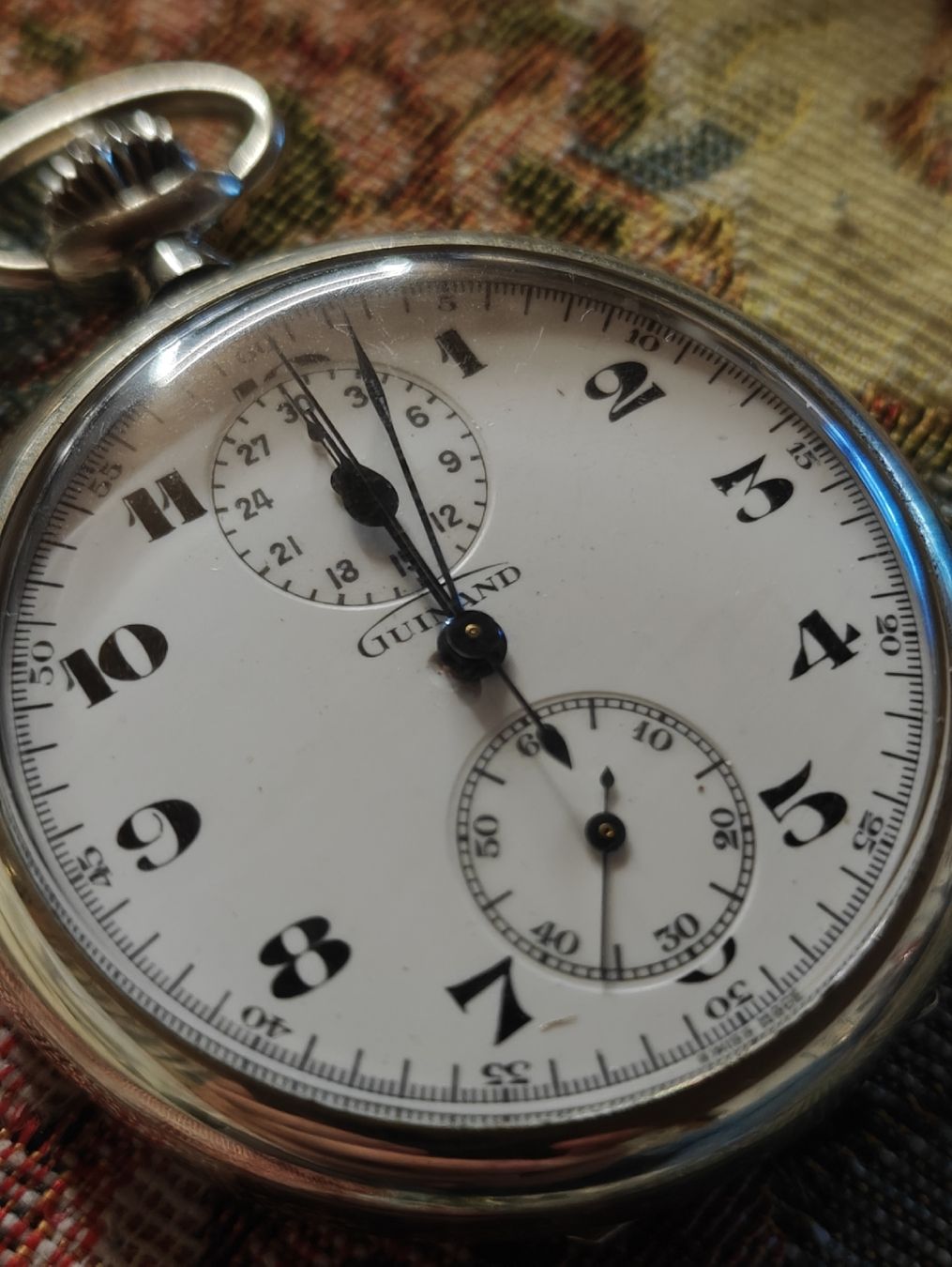 Omega Uhren: Guinand Taschenuhr Stopuhr – Gebraucht aus Malans GR von mesmen 1