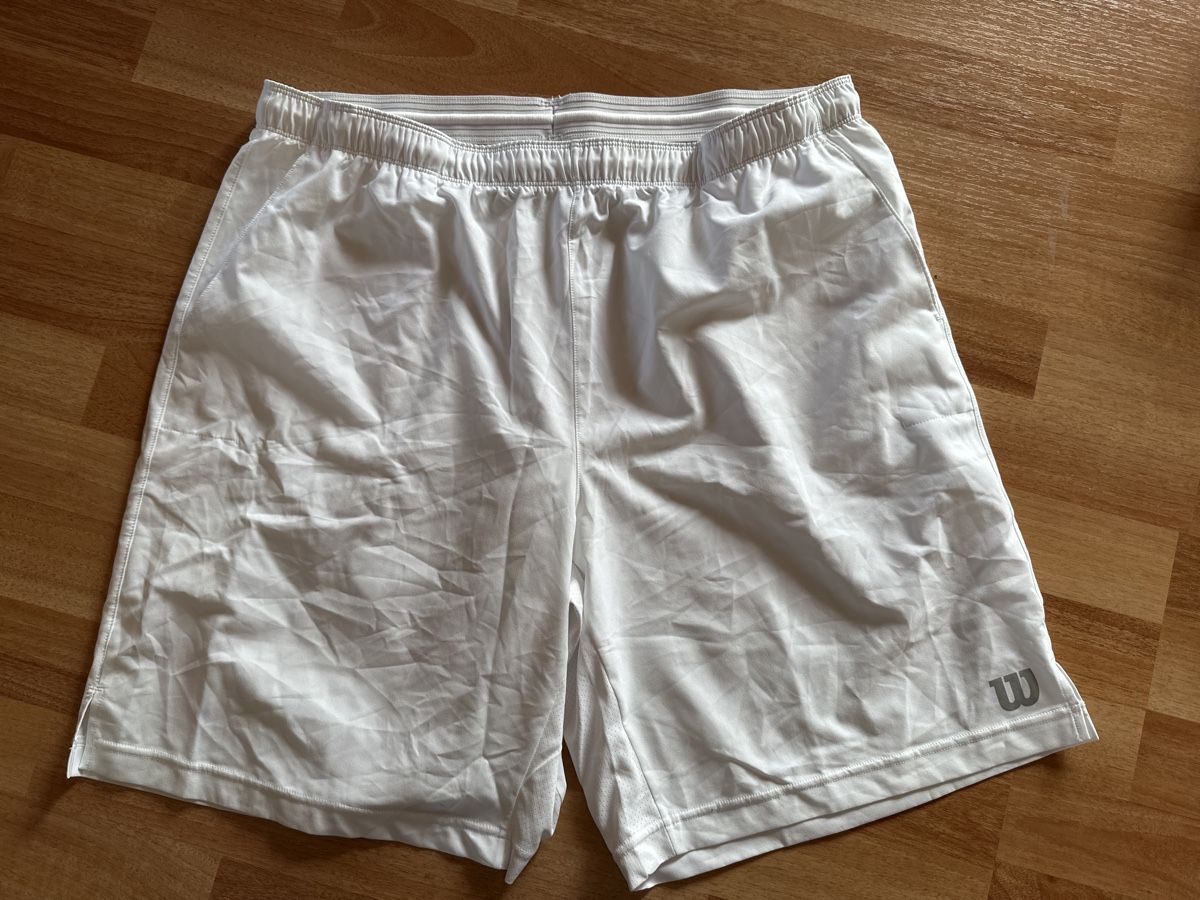 Wilson Pantaloni: Wilson Shorts weiss Gr. XXL – Usato da St. Gallen venduto da mai_2lcj