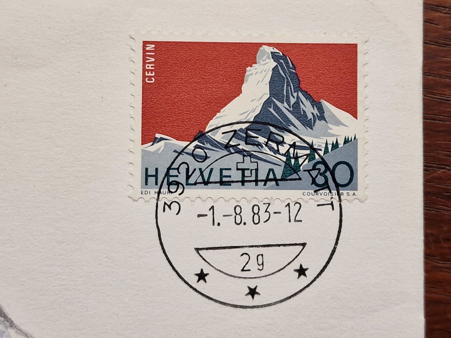 Numisbrief SCHWEIZ mit CHF 5.00, 1983 (Gebraucht) in Aesch LU für CHF 4 –  mit Lieferung auf Ricardo kaufen