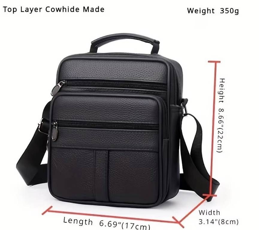 Borse: Echtleder-Einzelschultertasche im Vintage-Stil – Usato da Zürich venduto da meti1975