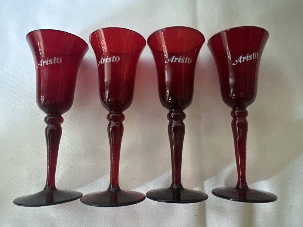 Verres: 4 Aristo Schnabs Gläser, Vintage – D'occasion à Zürich par Chaeffeler 2