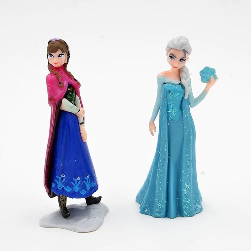 Statuette: 6 ELSA UND ANNA FIGUREN - EISKÖNIGIN – Nuovo e nell'imballaggio originale da Kriens venduto da swissgadget 4