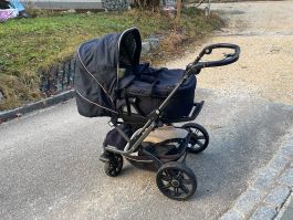 Kinderwagen Teutonia mit Bremse&Aufsatz für Maxicosi Jg 2016