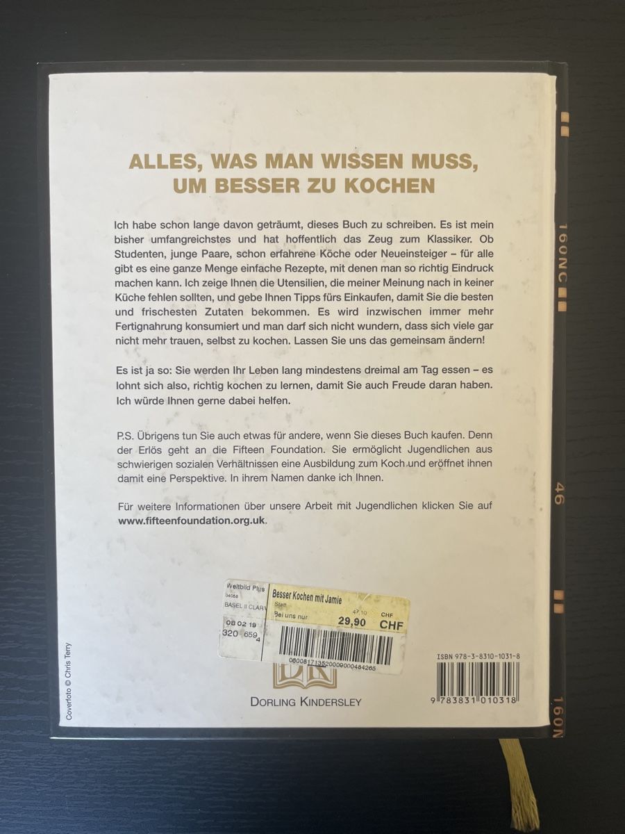 Libri: Jamie Oliver: Besser Kochen mit Jamie – Usato da Basel venduto da Nath- 1