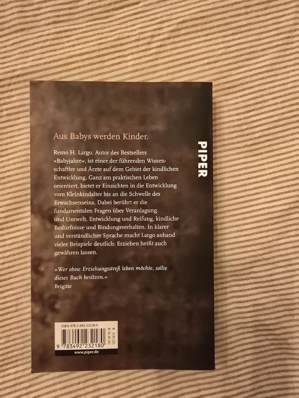 Livres: Buch Remo H. Largo, Kinderjahre, – Neuf (Voir description) à Zürich par SecondAppeal 1