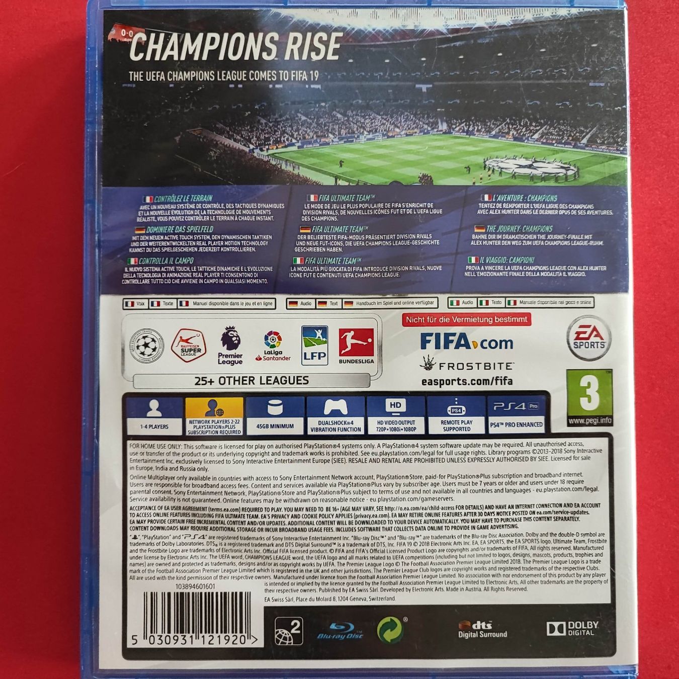 Sony Spiele: FIFA 19 - PS4 – Gebraucht aus Dübendorf von  1