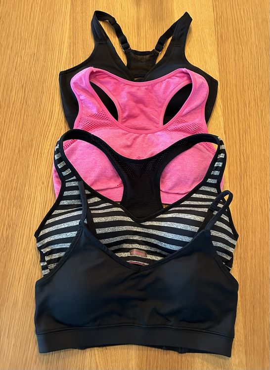 Sport Bh Set Schwarz Pink Gr S M Kaufen Auf Ricardo