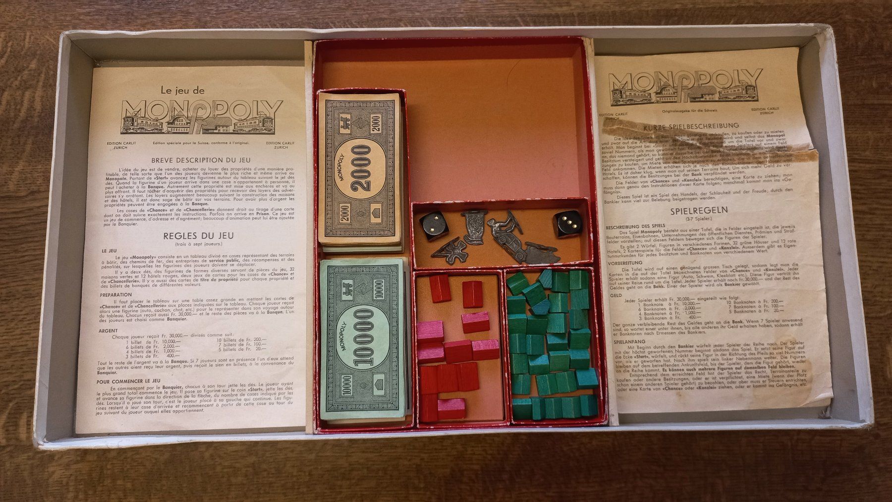 Carlit Giochi: Vintage Monopoly Schweiz – Usato da Wetzikon ZH venduto da be_sc 3
