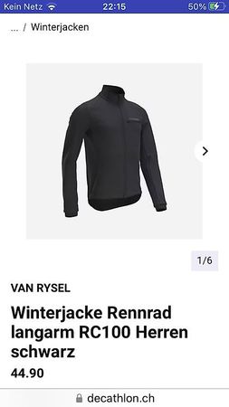Van Rysel Rennvelo Jacke neu warm top preis und Qualität