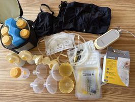 Medela Milchpumpe inkl Zubehör