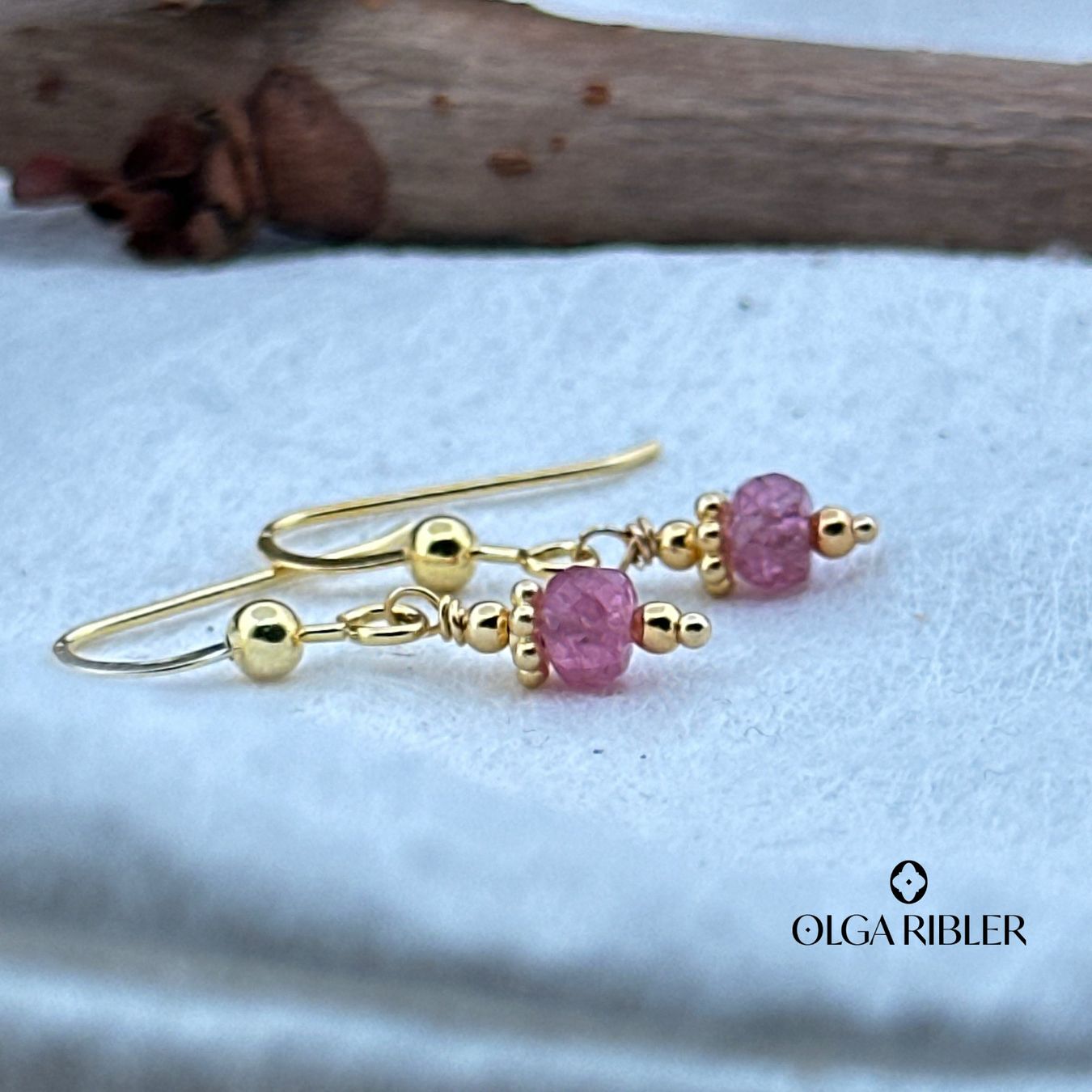 Olga Ribler Orecchini pendenti & Orecchini a lobo: Sterling Silber 925 Ohrringe mit Spinel – Nuovo (secondo la descrizione) da Luzern venduto da Schmuckoutlet 3
