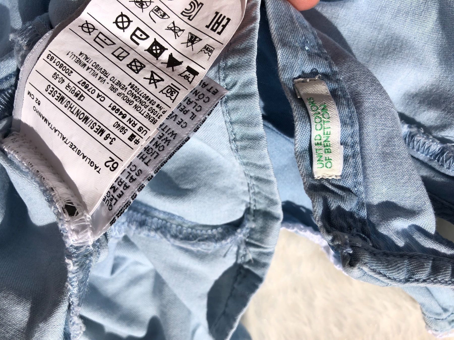 Benetton Vestiti & Gonne: Robe 3-6 mois, effets jeans, Benetton – Usato da Carouge GE venduto da Emilynette 5