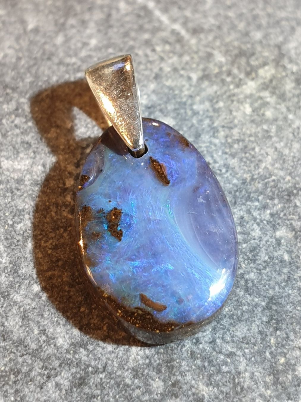 Ciondoli: Anhänger Boulder Opal. – Nuovo (secondo la descrizione) da Niederbüren venduto da Raphael014 1