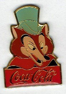 Coca-Cola Placchette & Badge: Foulfellow, Fuchs, Disney, Coca Cola – Usato da Hinterkappelen venduto da Schampus