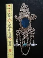 Vintage Brosche Peru Alpakasilber