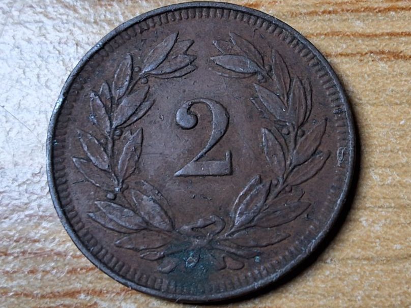 Alle Münzen: 2 Rappen 1912 – Gebraucht aus Münchenstein von purbach1 1