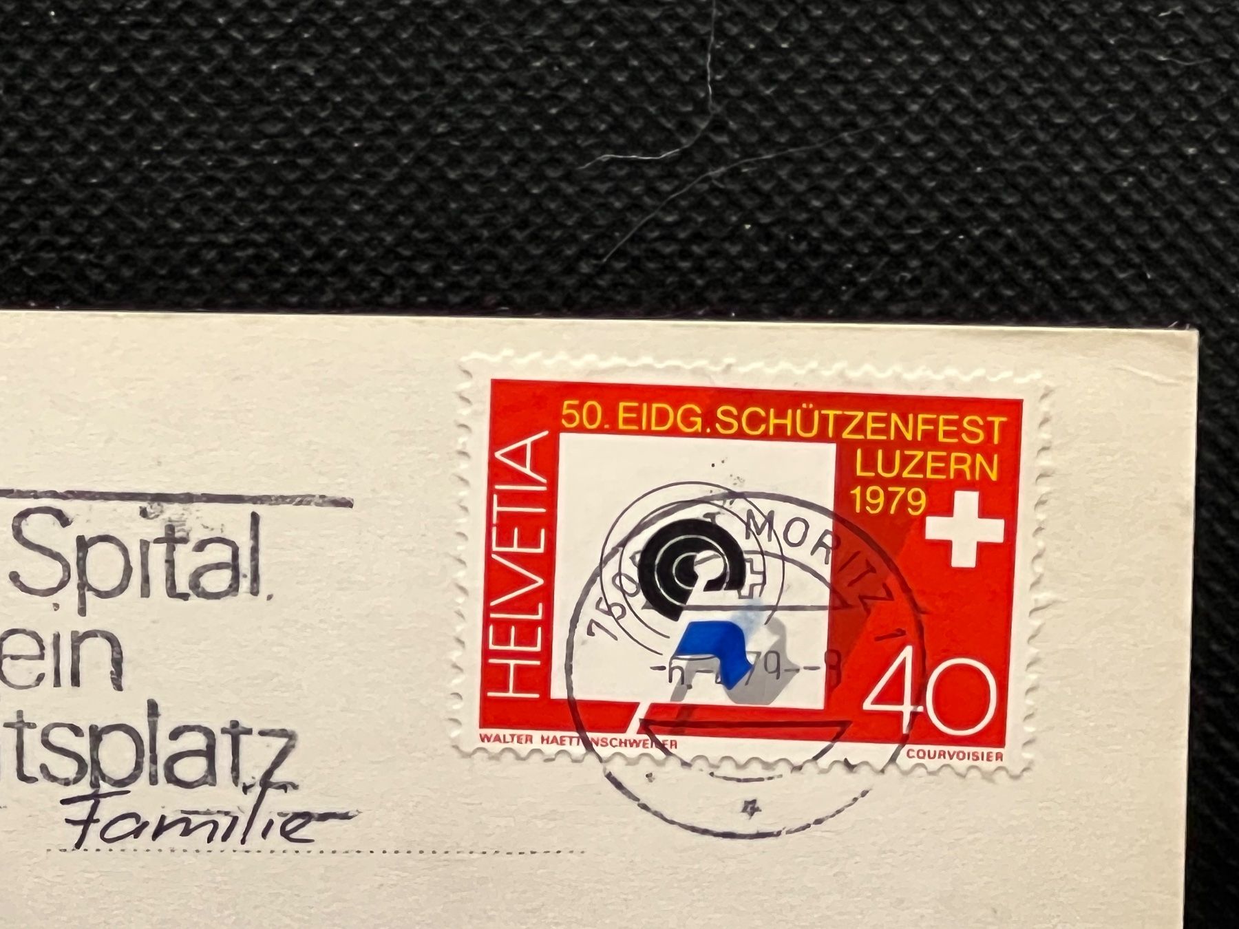 Cartoline postali: St. Moritz-Bad mit Piz La Margna – Usato da Widnau venduto da Brusi9 1